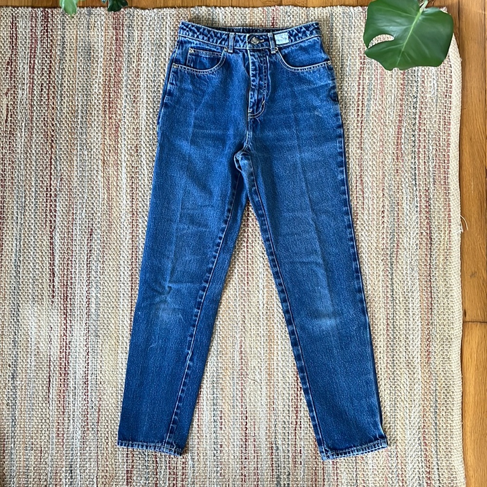 Vintage Sasson Jeans Dark Blue Wash